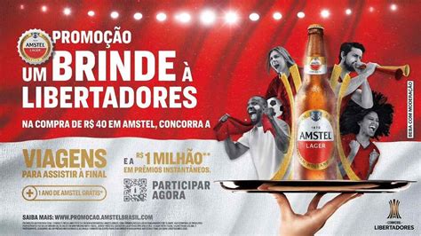 Amstel Lan A Lata Tem Tica Em Alus O Libertadores Mkt Esportivo