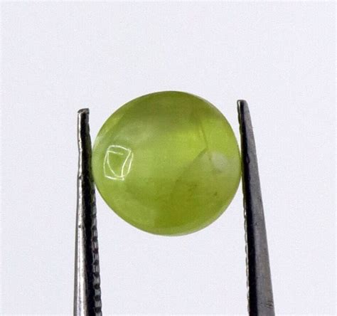 Rund 5 MM Natürliches Grün Chrysoberyll Katzen Augen Zertifiziert Lose