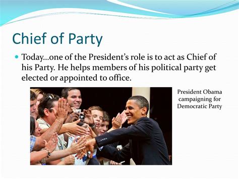 PPT - President as Chief of Party PowerPoint Presentation, free ...