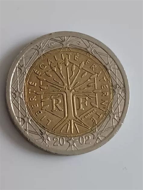 RARE PIÈCE 2 Euros Française Arbre de vie France 2002 EUR 400 00