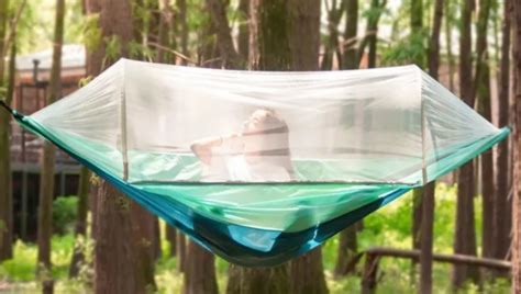Гамак антимоскитный Xiaomi Outdoor Anti-Mosquito Hammock Single Blue, world