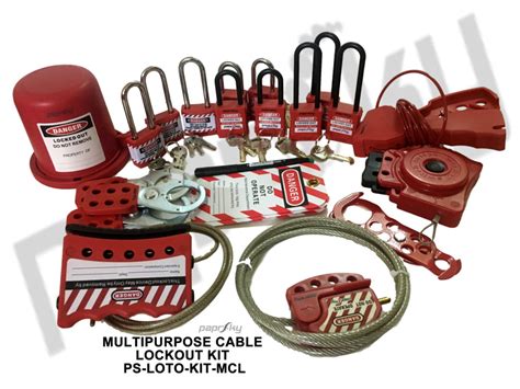 Multipurpose Cable Lockout Kit Ps Loto Kit Mcl