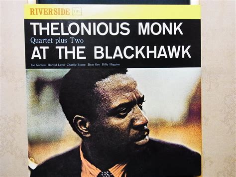 THELONIOUS MONK QUARTET PLUS TWO AT THE BLACKHAWK RIVERSIDE RLP 323