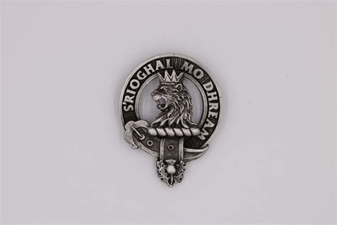 Macgregor Clan Crest Cap Badge Grandfather Scottish