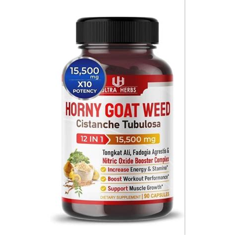 Horny Goat Weed Mg Tongkat Ali Tribulus Ho T Ch T T Ng C Ng