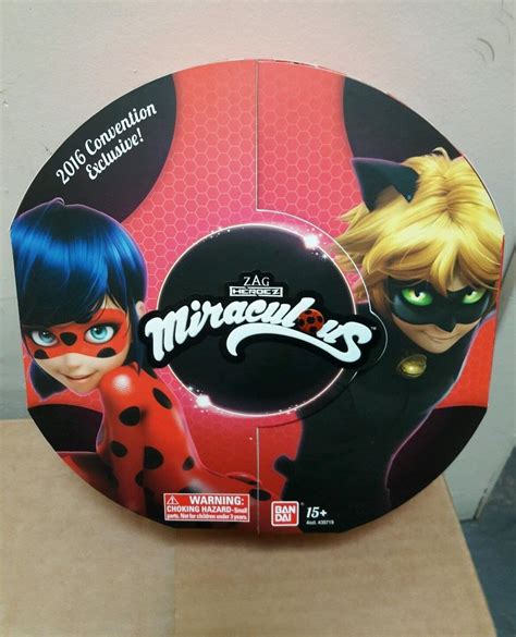 Sdcc 2016 Bandai Miraculous Ladybug And Cat Noir Figure 2 Pack Ltd