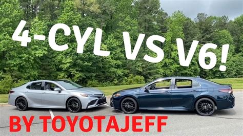 Toyota Camry V6 Vs 4 Cylinder. Which Engine is Better?