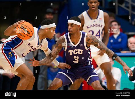 TCU Guard Avery Anderson III 3 Guards Kansas Guard Dajuan Harris Jr