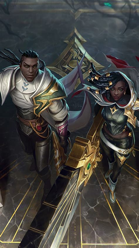 Sentinel Senna Lucian Vayne LoL Wild Rift Video Game League Of