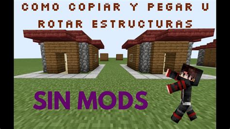 Como COPIAR Y PEGAR ESTRUCTURAS En MINECRAFT BEDROCK SIN MODS YouTube