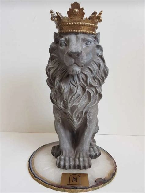 King Lion Statue Resin Polyester Catawiki