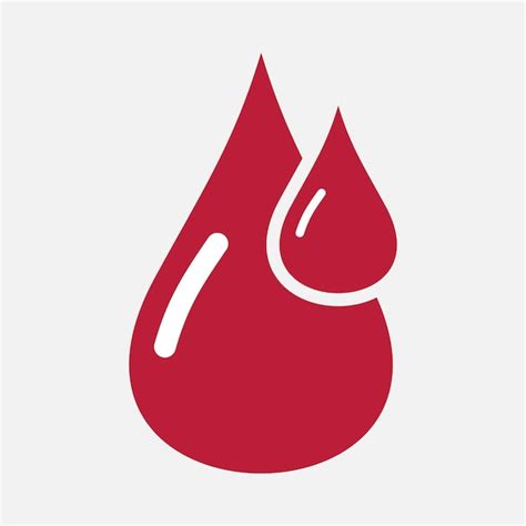 Premium Vector Blood Drop Vector Icon