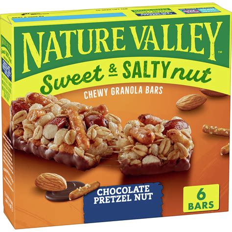 Nature Valley Granola Bars Sweet And Salty Nut Chocolate Pretzel