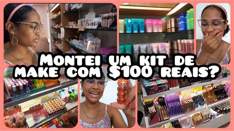 Montei Um Kit De Maquiagem Make 100 Reais Comprinhas De