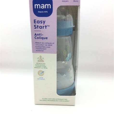 Mam Biberon Anti Colique Ml Rose Biberon Easy Start En Plastique