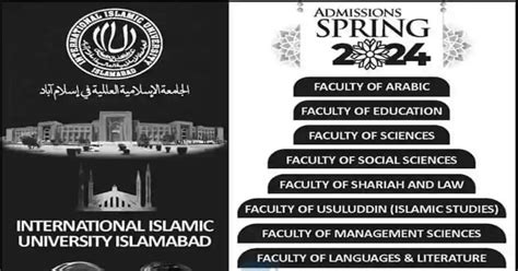 International Islamic University Islamabad Admissions Spring 2024 Apply ...