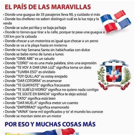 Algunas Frases Dominicanas Y Sus Significados ~