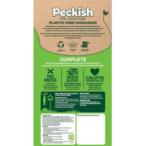 Peckish Complete 20kg All Season Seed And Nut Wild Bird Feed Extra Value