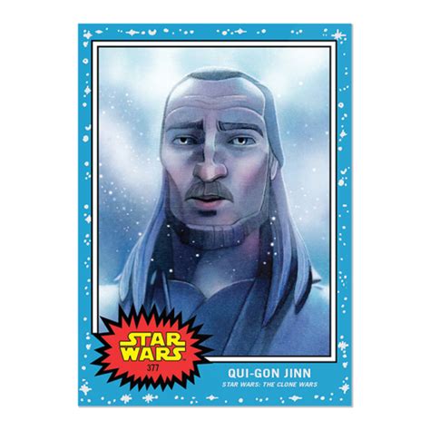 Topps Star Wars Living Set Week 189 Qui Gon Jinn Syke Jedi