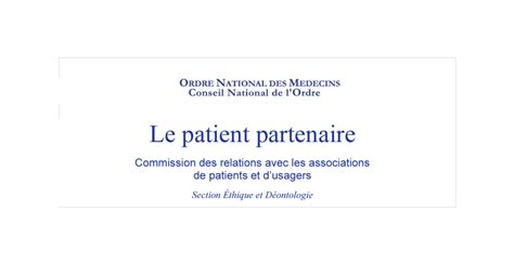 Le Patient Partenaire Commission Des Relations Avec Les Associations De