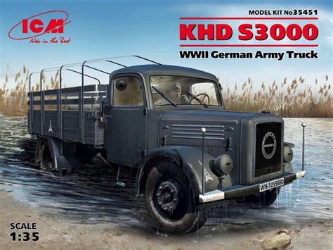 Scalehobbyist.com: KHD S3000 WWII German Army Truck by ICM Models