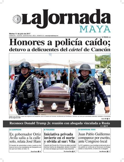 La Jornada Maya · Martes 11 De Julio 2017 By La Jornada Maya Issuu