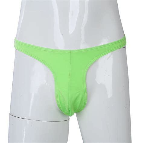 Buy Mytl Mens Sexy G String Stretch Pouch Thong Underwear Brief Lime From