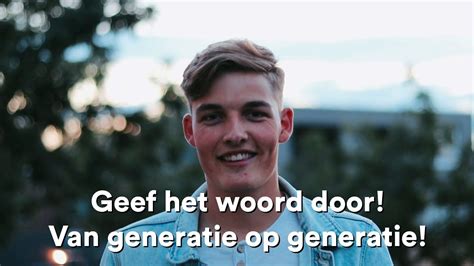 Geef Het Woord Door Van Generatie Op Generatie Encouragement Week