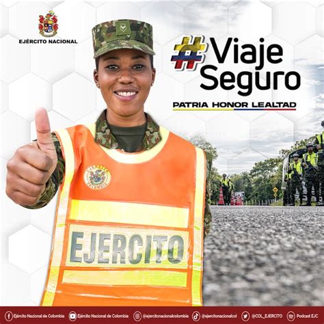 Comando De Personal Del Ej Rcito Nacional On Twitter Viajeseguro