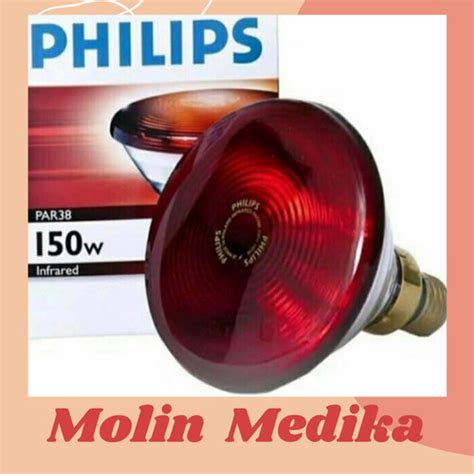 Jual Lampu Bohlam Infrared Philips 150 Watt Bohlam Terapi Infrared