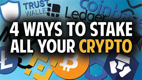 4 Ways To Stake Your Crypto Also BTC ETH LINK XRP More YouTube