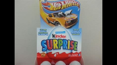 Hot Wheels Kinder Surprise Limited Editon Egg YouTube