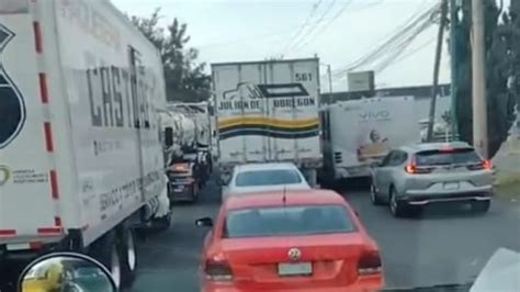 México Querétaro Hoy Accidente Y Falla Provoca Caos En Autopista