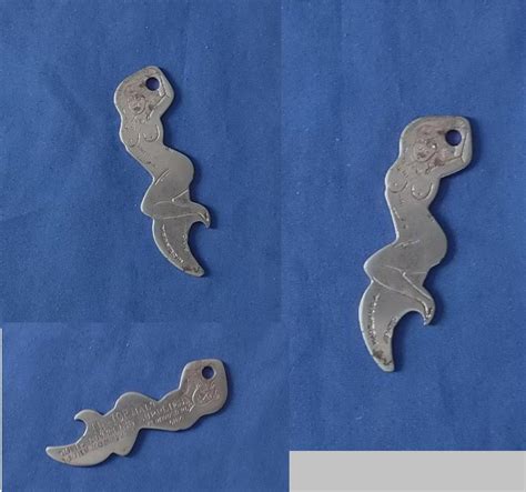 Vintage Nude Woman Bottle Opener