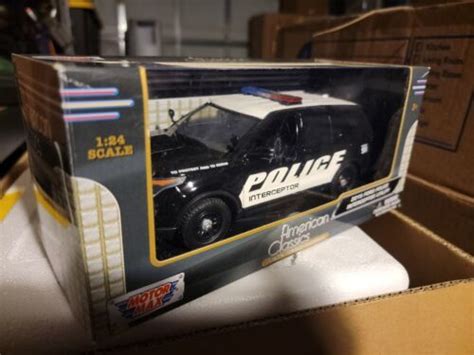 Motormax 1/24 Scale Police Interceptor Utility Black 2015 Ford Explorer ...