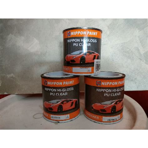 Jual Hardener Hi Gloss Pu Clear Nippon Paint Ml Shopee Indonesia