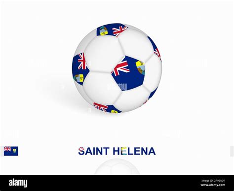 Soccer Ball With The Saint Helena Flag Football Sport Equipment