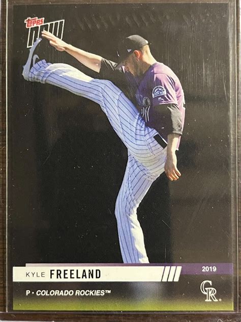 Topps Now Od Kyle Freeland Colorado Rockies Ebay