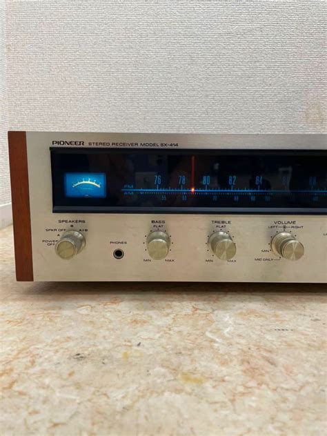 T0817 Pioneer/パイオニア ステレオレシーバー アンプ SX-414 オーディオ機器 経年品(パイオニア)｜売買されたオークション ...