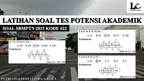 Latihan Soal Persiapan Utbk Cpns Dan Kedinasan Tes Potensi Akademik Pola Bilangan Part1