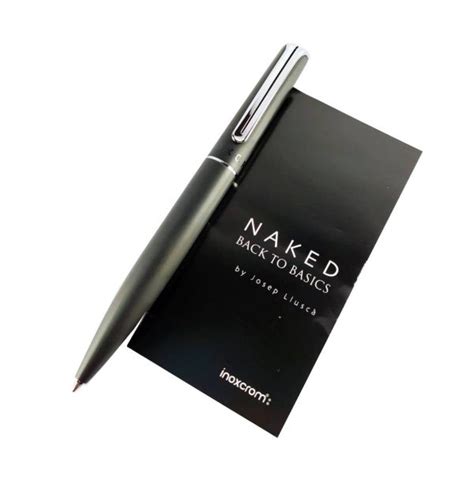 INOXCROM BOLIGRAFO NAKED NEGRO MATE La Tienda del Bolígrafo