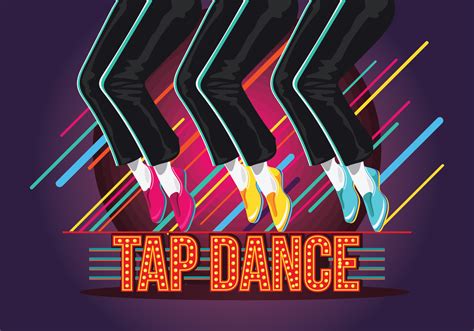 Illustration of Tap Dance Poster 167025 Vector Art at Vecteezy