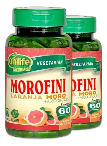 Kit 2 Morofini Laranja Moro 60 Cápsulas Unilife Sabor Sem Sabor Frete