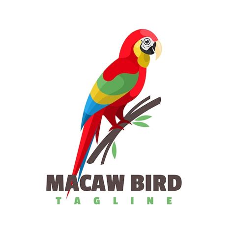 Premium Vector Macaw Bird Mascot Logo