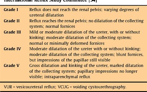 Pdf Eau Guidelines On Vesicoureteral Reflux In Children Semantic