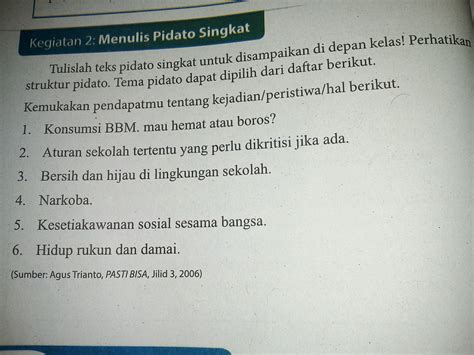 Contoh Pidato Singkat Tentang Hidup Rukun Dan Damai Sketsa