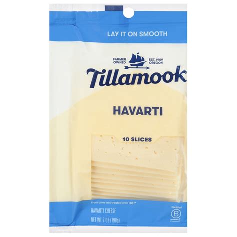 Save On Tillamook Havarti Cheese Slices Order Online Delivery Giant