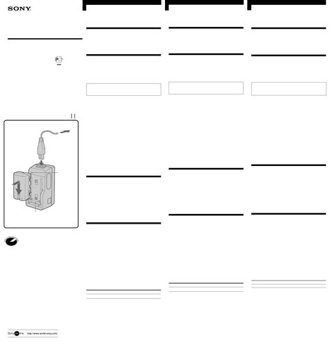 Handleiding Sony BC-V615 (pagina 1 van 2) (Italiaans, Portugees)