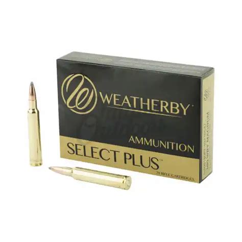 Weatherby Select Plus 300 Wby Mag 180 Grain Nosler Partition 20 Rounds