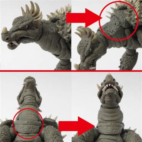 Godzilla Revoltech SciFi Super Poseable Action Figure Anguirus by Kaiyodo Jap.- Buy Online in ...